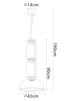 Подвесной светильник Divinare TRUMPET 1242 06 SP-24